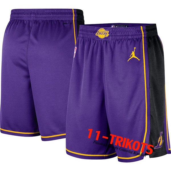 Shorts NBA Los Angeles Lakers lila/Schwarz