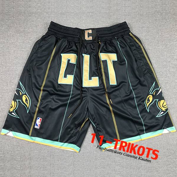 Shorts NBA Charlotte Hornets Schwarz