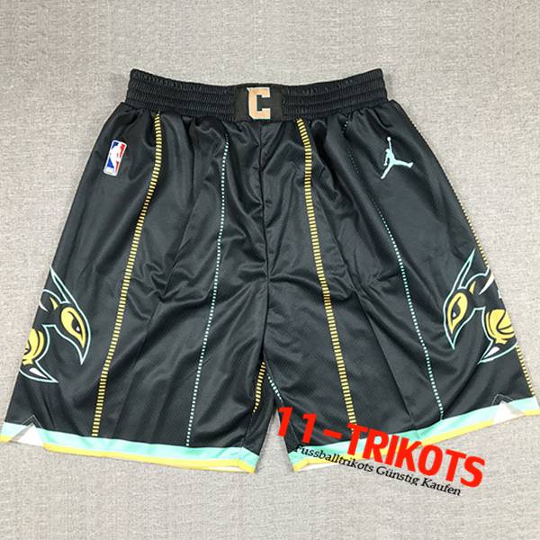 Shorts NBA Charlotte Hornets Schwarz