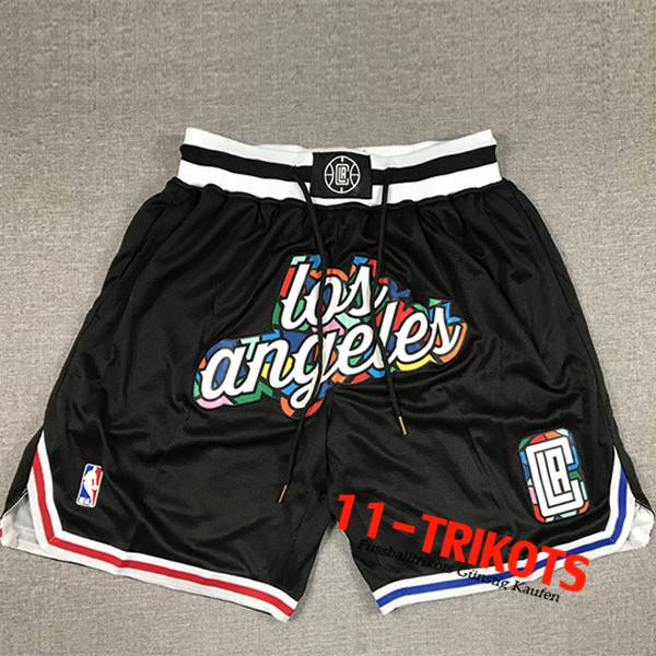 Shorts NBA Los Angeles Clippers Schwarz