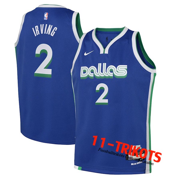 Trikots Dallas Mavericks (IRVING #2) 2023/23 Blau City Edition