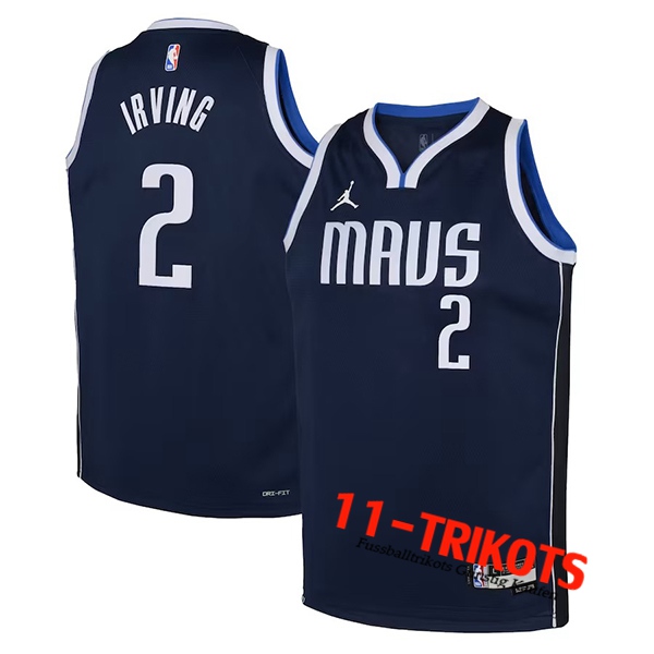 Trikots Dallas Mavericks (IRVING #2) 2023/23 Schwarz Statement Edition