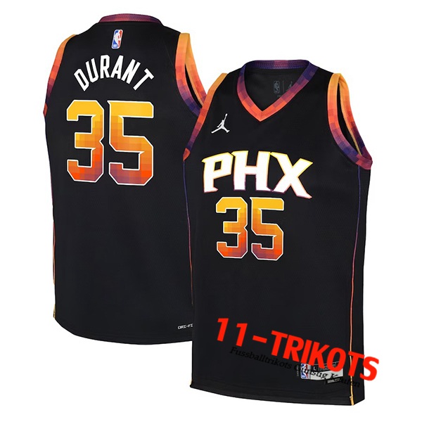 Trikots Phoenix Suns (DURANT #35) 2023/23 Schwarz Statement Edition