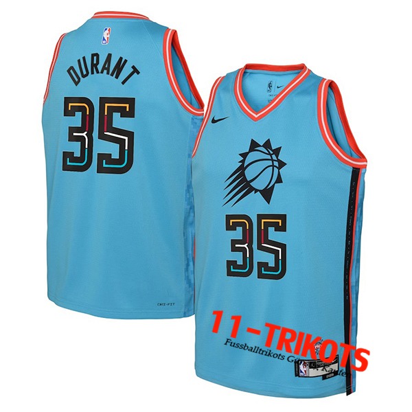 Trikots Phoenix Suns (DURANT #35) 2023/23 Hellblau City Edition