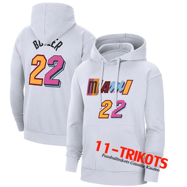 Training Sweatshirt Mit Kapuze Miami Heat Weiß 2023