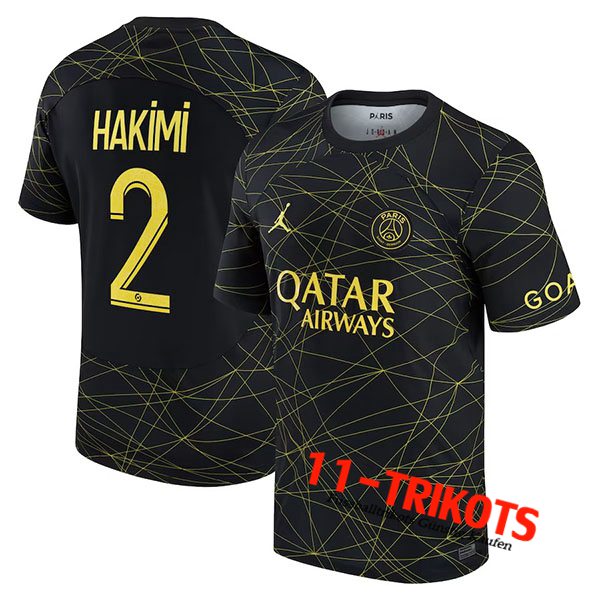 PSG Fussball Trikots (HAKIMI #2) 2023/2023 Vierte