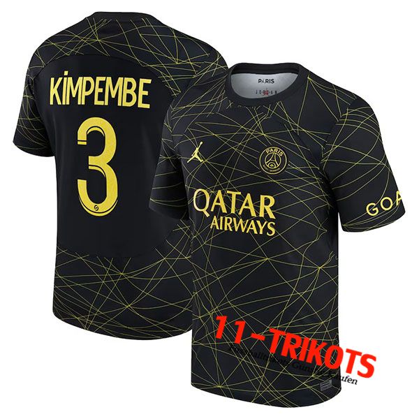 PSG Fussball Trikots (KIMPEMBE #3) 2023/2023 Vierte