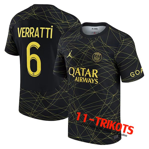 PSG Fussball Trikots (VERRATTI #6) 2023/2023 Vierte