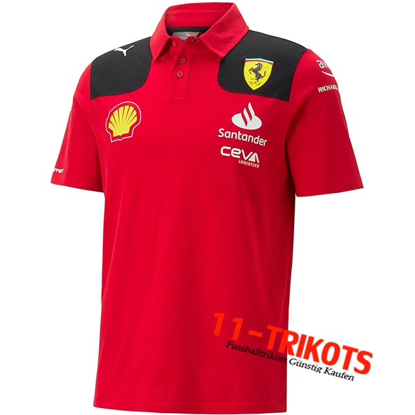 Polo F1 Scuderia Ferrari Team Gelb 2023