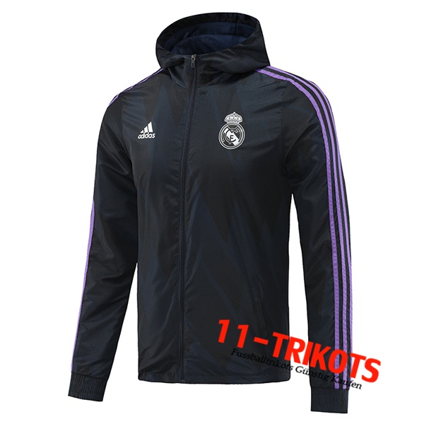 Real Madrid Windjacke Schwarz 2023/2023