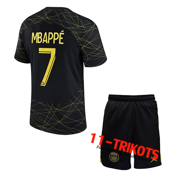 PSG Fussball Trikots (MBAPPÉ #7) Kinder Vierte 2023/2023