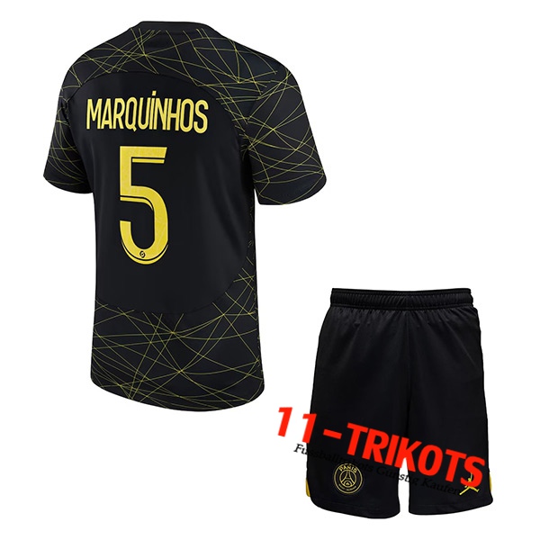 PSG Fussball Trikots (MARQUINHOS #5) Kinder Vierte 2023/2023