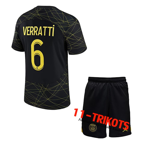 PSG Fussball Trikots (VERRATTI #6) Kinder Vierte 2023/2023