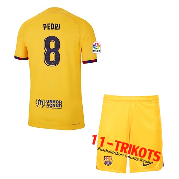 Barcelona Fussball Trikots (PEDRI #8) Kinder Vierte 2023/2023