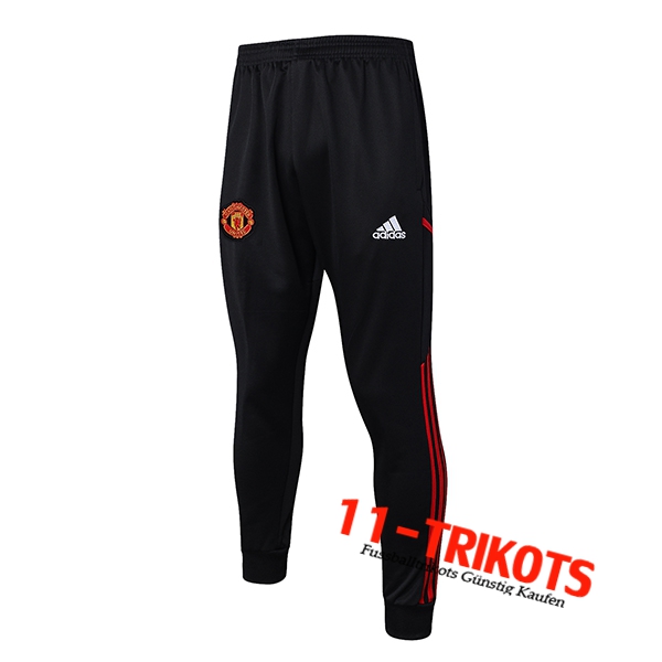 Manchester United Trainingshose Schwarz 2023/2023 -12