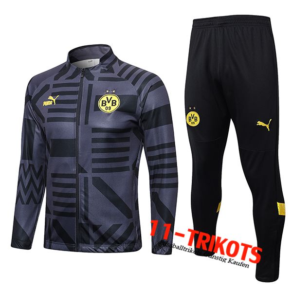 Dortmund Trainingsanzug (Jacke) Grau 2023/2023