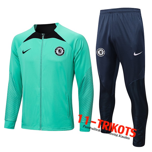 FC Chelsea Trainingsanzug (Jacke) Grün 2023/2023