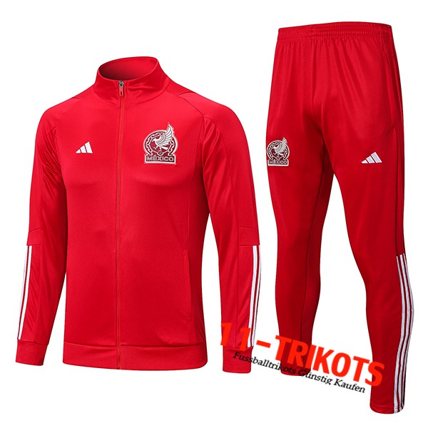 Mexiko Trainingsanzug (Jacke) Rot 2023/2023