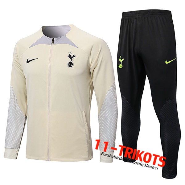 Tottenham Hotspurs Trainingsanzug (Jacke) Gelb 2023/2023
