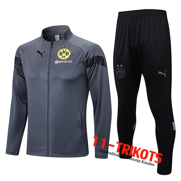 Dortmund Trainingsanzug (Jacke) Grau 2023/2023