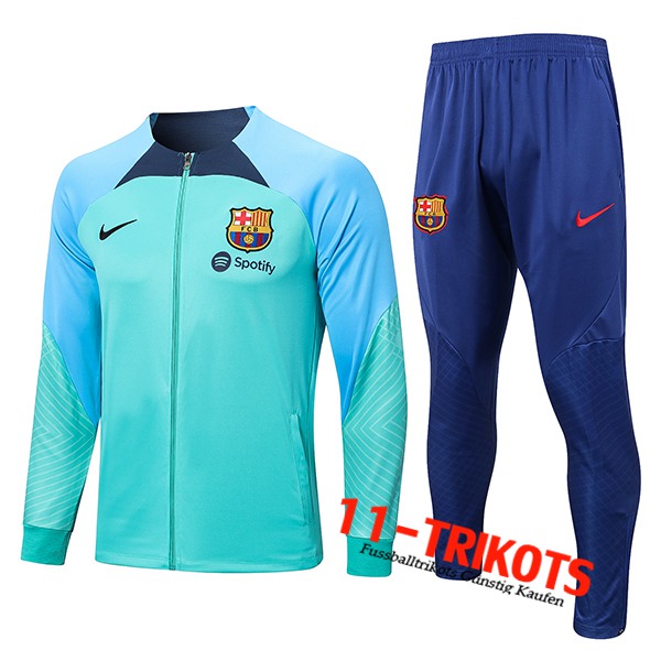 FC Barcelona Trainingsanzug (Jacke) Grün 2023/2023