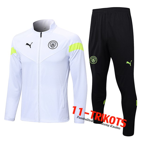 Manchester City Trainingsanzug (Jacke) Weiß 2023/2023