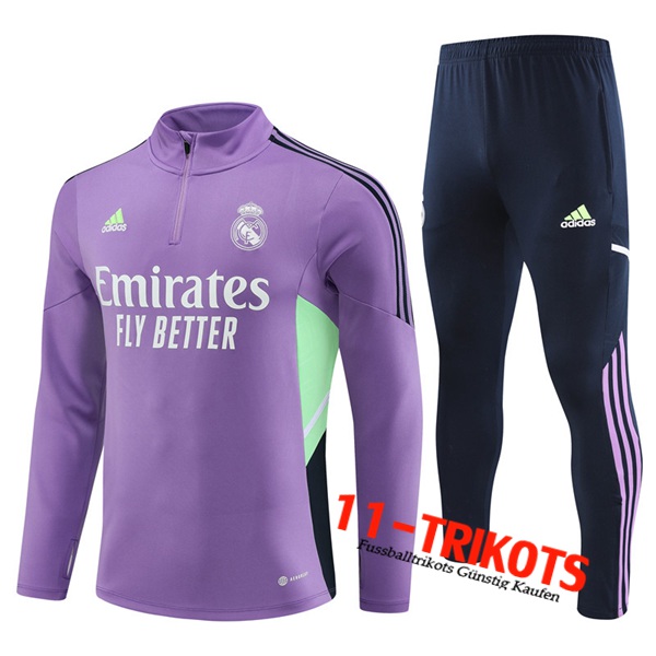 Real Madrid Trainingsanzug lila 2023/2023