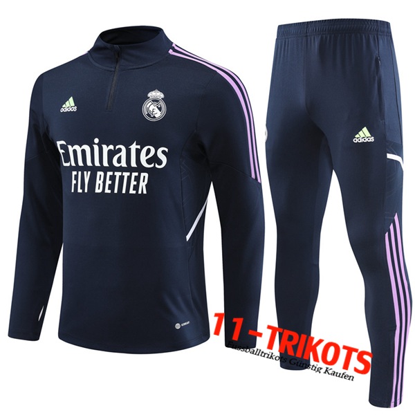 Real Madrid Trainingsanzug Navy blau 2023/2023