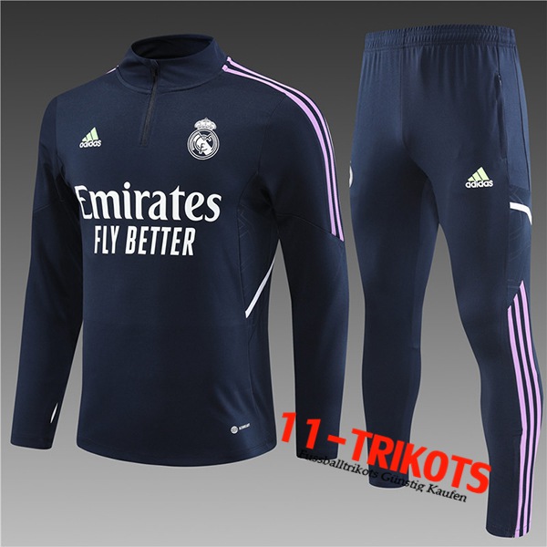 Real Madrid Trainingsanzug Kinder Navy blau 2023/2023