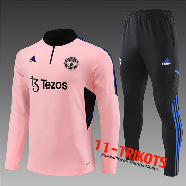 Manchester United Trainingsanzug Kinder Roos 2023/2023