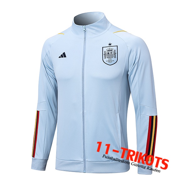 Spanien Trainingsjacke Hellblau 2023/2023