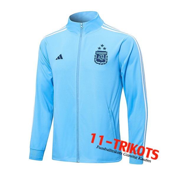 Argentinien Trainingsjacke 3 Stars Hellblau 2023/2023