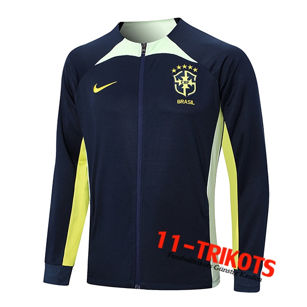 Brasilien Trainingsjacke Navy blau 2023/2023