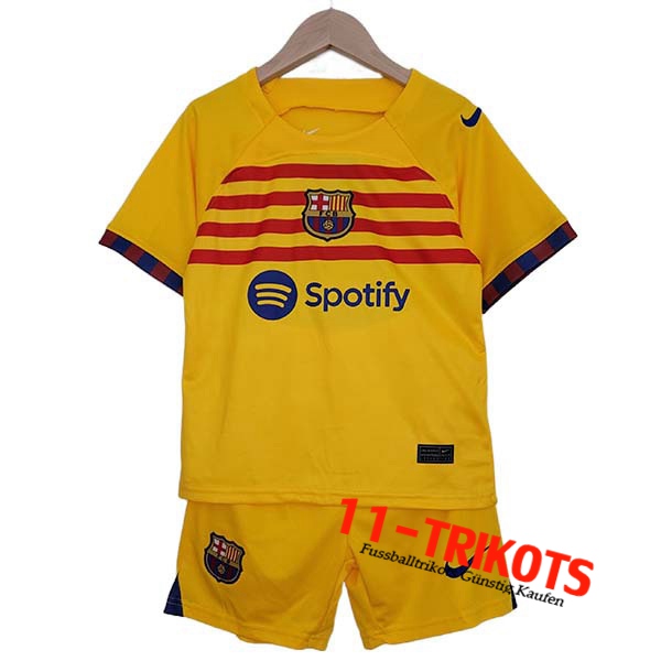 FC Barcelona Kinder Fussball Trikots Vierte 2023/2023