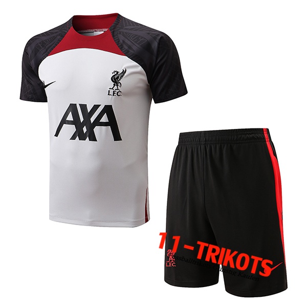 FC Liverpool Trainingstrikot + Shorts Weiß 2022/2023