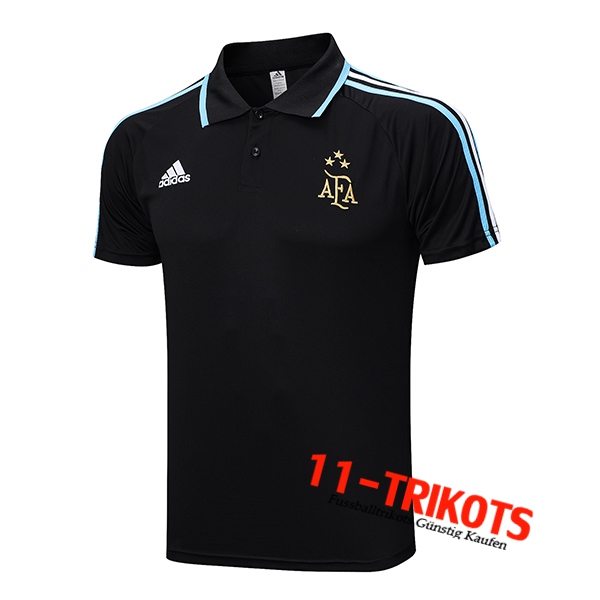 Argentin Poloshirt Schwarz 2022/2023