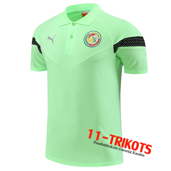 Senegal Poloshirt Grün 2022/2023