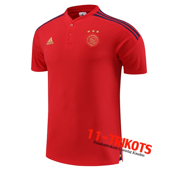 Ajax Poloshirt Rot 2022/2023