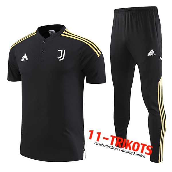 Juventus Poloshirt Schwarz 2022/2023