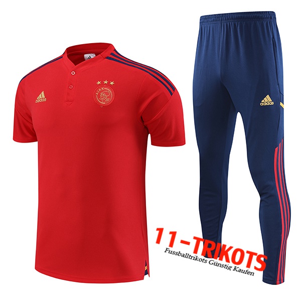 Ajax Poloshirt Rot 2022/2023