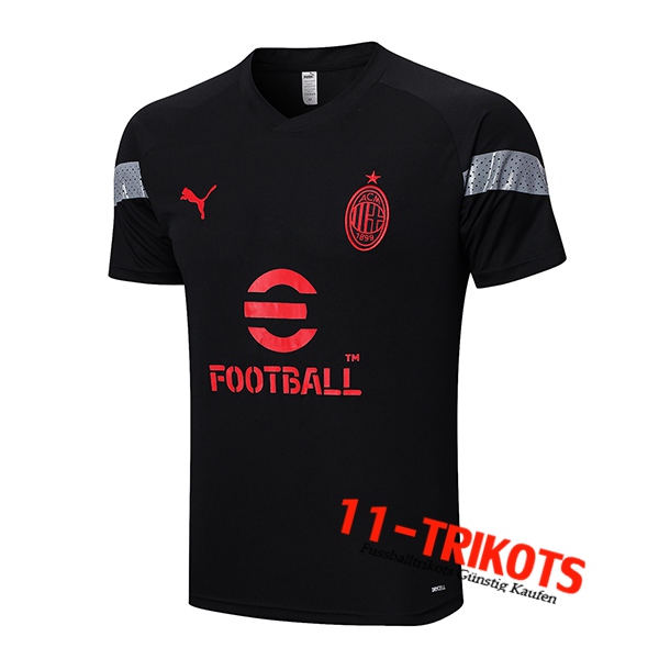 AC Milan Training T-Shirts Schwarz 2022/2023