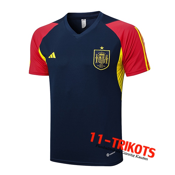 Spanien Training T-Shirts Navy blau 2023/2024