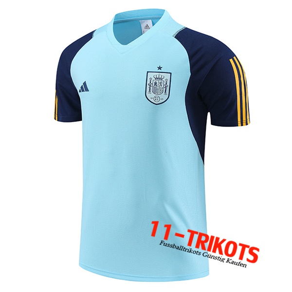 Spanien Training T-Shirts Hellblau 2023/2024