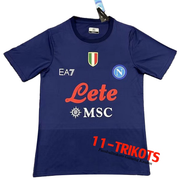 Naples Training T-Shirts Navy blau 2023/2024