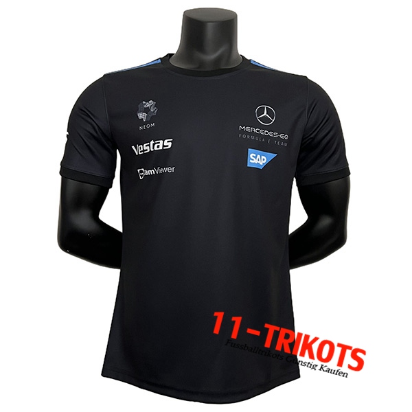 T-Shirt F1 Mercedes Benz Team Schwarz 2023