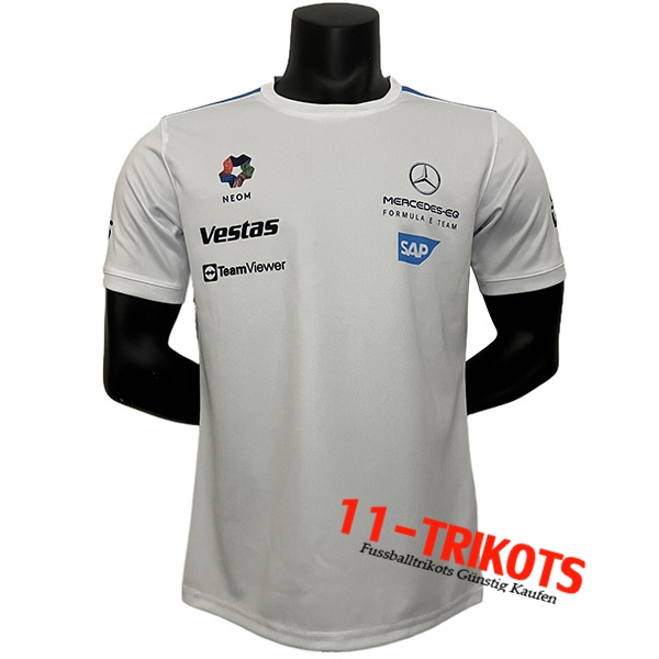 T-Shirt F1 Mercedes Benz Team Weiß 2023
