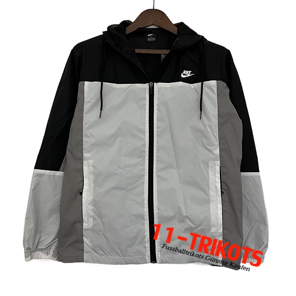 Nike Windjacke Schwarz/Grau 2023