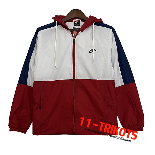 Nike Windjacke Weiß/Rot 2023