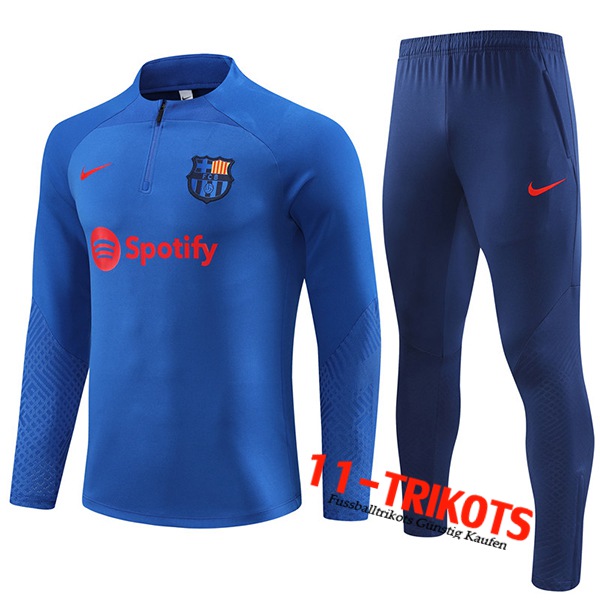 FC Barcelona Trainingsanzug Blau 2023/2024