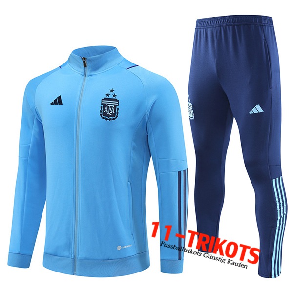 Argentin Trainingsanzug (Jacke) Hellblau 2022/2023